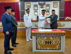 Serah Terima Jabatan Pj Bupati kepada Bupati Tanggamus