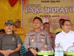 Sambut 22 Tahun Hari Jadi Kabupaten Pasangkayu,Wakapolres Ikuti Kegiatan Napaktilas