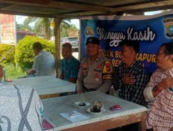 Salut !! Polsek Bukit Kapur Gelar ” Minggu Kasih ” Bersama Masyarakat Bukit Nenas