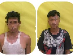 Polsek Sungai Sembilan Berhasil Tangkap 2 Tersangka Pencurian Buah Sawit Di Bangsal Aceh