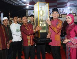 Kafilah Sayur Matinggi Raih Juara Umum MTQ Tingkat Kab Tapsel ke-57
