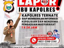 Lewat WA dan Call Center, Warga Bisa Sampaikan Keluhan Langsung ke Kapolres Ternate