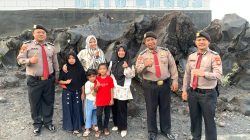 Patroli Dialogis Warnai Pengamanan Objek Wisata Batu Angus oleh Polda Malut