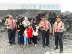 Patroli Dialogis Warnai Pengamanan Objek Wisata Batu Angus oleh Polda Malut