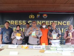 Salut !! Kapolres Dumai Hardi Dinata H, S.I.K, M.M Ungkap Keberhasilan Besar Jajaran Bongkar Jaringan Narkotika Internasional