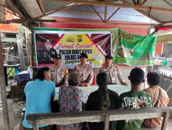 Polsek Bukit Kapur Selalu Adakan Giat ” Jumat Curhat ” Bersama Masyarakat 