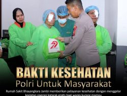 Sambut Hari Bhayangkara ke-79,Tim Medis RS Bhayangkara Jambi Sukses Operasi Katarak Gratis Bagi warga Yang  Kurang Mampu 