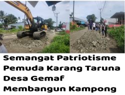 Ketua Karang Taruna Desa Gemaf  Terpilih Gelar Kerja Nyata: Perbaiki Jalan Rusak di Desa Gemaf Demi Kenyamanan Warga