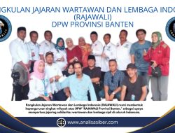 DPW RAJAWALI Banten Resmi Terbentuk, Memperluas Jejaring Solidaritas Wartawan dan Lembaga di Indonesia