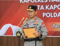 Kapolda Maluku Utara, Irjen Pol. Drs. Waris Agono,Pimpin Sertijab Sejumlah Kapolres & Pejabat Utama Dimutasi