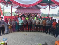Polres Dumai Resmikan Pos Satkamling dan Tanam Pohon di Mundam