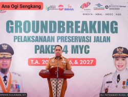 Groundbreaking Paket 4 Senilai Rp615 Miliar, Perbaiki 286 Km Jalan di Lima Kabupaten