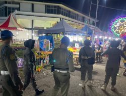 Satpol PP dan Damkar Laksanakan Patroli Pengamanan Expo HUT ke-66 Kabupaten Polman