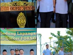 Wakil Bupati Luwu Resmikan Sarana Pendidikan, Ponpes, dan Mini Soccer di Lamasi