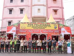 Forkopimda Rohil Patroli dan Tinjau Pengamanan Natal 2025 di Wilayah Polsek Bangko
