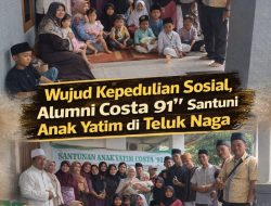 Alumni Costa 91’ Gelar Santunan Anak Yatim di Kampung Pintu Kapuk, Teluk Naga