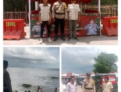 Polsek Kronjo Lakukan Pemantauan di Pos Pantau Wisata Pulau Cangkir Nataru 2025/2026