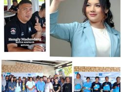 Hillary Brigitta Lasut Salurkan Bantuan untuk Warga Kurang Mampu dan Hadiah Natal bagi Relawan Sahabat Mapalus di Bitung