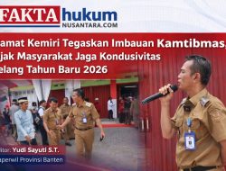 Camat Kemiri Tegaskan Imbauan Kamtibmas, Ajak Masyarakat Jaga Kondusivitas Jelang Tahun Baru 2026