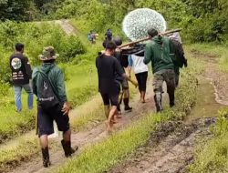 Jalan Rusak di Tutar Dinilai Dibiarkan, Ibu Hamil Harus Ditandu Puluhan Kilometer ke Rumah Sakit
