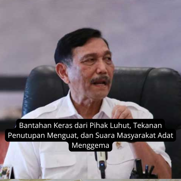 Polemik TPL Menghangat Bantahan Keras dari Pihak Luhut, Tekanan Penutupan Menguat, dan Suara Masyarakat Adat Menggema