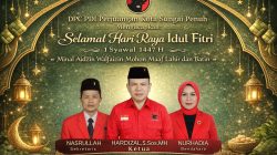 Momentum Idulfitri 1447 H, DPC PDI-P Sungai Penuh Ajak Perkuat Persatuan dan Kebersamaan